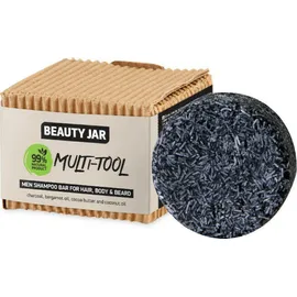 BEAUTY JAR Multi-Tool Μπάρα Ανδρικού Σαμπουάν Για Μαλλιά Σώμα &amp; Μούσια 60gr