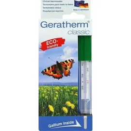 GERATHERM - Classic Θερμόμετρο Πλακέ Οικολογικό Χωρίς Υδράργυρο 1 Τεμάχιο