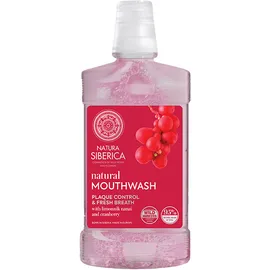 Natura Siberica Natural Mouthwash Cranberry Plaque Control & Fresh Breath Στοματικό Διάλυμα κατά της Πλάκας και της Κακοσμίας 520ml