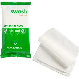 Swash Bathing Gloves Γάντια Μπάνιου με Υποαλλεργική Λοσιόν Στεγνού Καθαρισμού 8 Τεμάχια