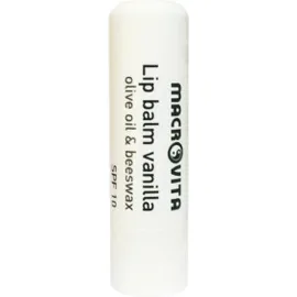 Macrovita Lip Balm Spf10, Προστασία Χειλιών Με Γεύση Βανίλια 4gr