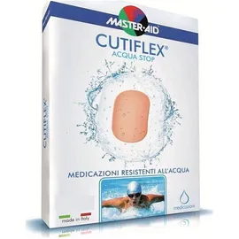 Masteraid Cutiflex, Αυτοκόλλητες Διαφανείς & Αδιάβροχες Γάζες 15x17cm 5 τμχ