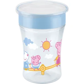 Nuk Magic Cup 230ml 8m+ Peppa The Pig Γαλαζιο 1τμχ