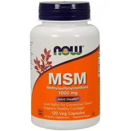 Now Foods MSM 1000mg Συμπλήρωμα Διατροφής για τις Αρθρώσεις 120 Φυτικές Κάψουλες