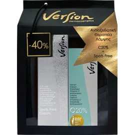 Version Christmas Promo Velvet Cream C20% 30ml + Spots Free Cream 50ml