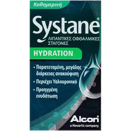 Systane Hydration Οφθαλμικές Σταγόνες με Υαλουρονικό Οξύ για Ξηροφθαλμία 10ml