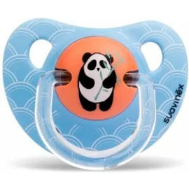 Sauvinex Πιπίλα Καουτσούκ 6-18m Χρώμα Μπλε, 1τμχ