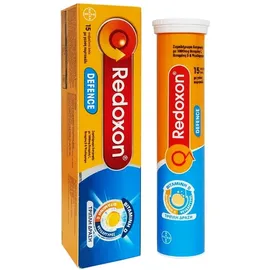 Redoxon Defence Συμπλήρωμα Διατροφής με Βιταμίνη C 1000 mg + Βιταμίνη D 10 μg & Ψευδάργυρο 10 mg 15 αναβράζοντα δισκία