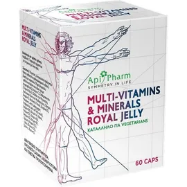 Apipharm Multivitamin Πολυβιταμίνη με Βασιλικό Πολτό 60 κάψουλες