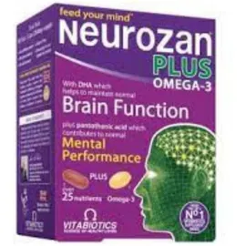VITABIOTICS NEUROZAN Plus Omega-3 Brain Function 56 Κάψουλες/Ταμπλέτες