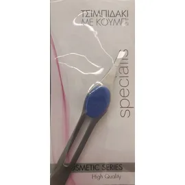 AG PHARM Cosmetic Series Specialis Τσιμπιδάκι Ασημί με Κουμπί 1τμχ