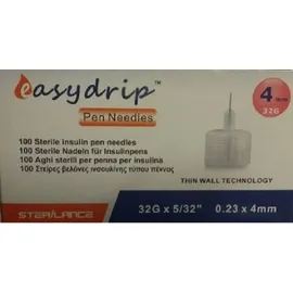 STERILANCE Easy Drip Βελόνες Ινσουλίνης 4mm 100τμχ