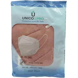 Unico Pro Μάσκα Προστασίας FFP2 σε Ροζ χρώμα 1τμχ
