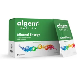 Algem Natura Mineral Energy Συμπλήρωμα Διατροφής για Τόνωση και Ενέργεια Ιδανικό Κατά τη Διάρκεια και Μετά τη Σωματική Άσκηση 10 Φακελάκια x 20gr