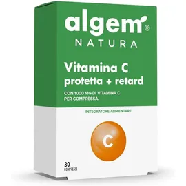 Algem Natura Vitamin C 1000mg Protect & Retard Συμπλήρωμα Διατροφής με Βιταμίνη C για την Ενίσχυση του Ανοσοποιητικού Συστήματος 30 Δισκία