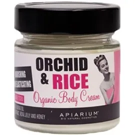 APIARIUM Orchid &amp; Rice Organic Body Cream Κρέμα Σώματος με Άρωμα Ορχιδέας &amp; Ρυζιού 200ml