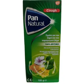 Pan Natural Cough Σιρόπι για Ξηρό και Παραγωγικό Βήχα 128gr
