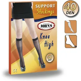 JOHN’S - Κάλτσες Φλεβίτιδας Κάτω Γόνατος 40 Den Γυναικείες L/XL Χρώμα Λάμα (Ζεύγος) Ref:214520 - 2τμχ