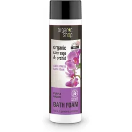 NATURA SIBERICA - ORGANIC SHOP Purple Orchid Bath Foam Αφρόλουτρο με Φασκόμηλο & Ορχιδέα - 500ml