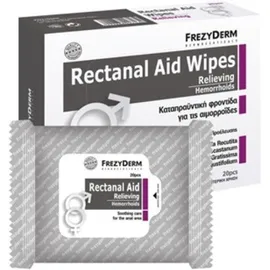 FREZYDERM - Rectanal Aid Wipes Μαντηλάκια Καθαρισμού για Αιμορροΐδες - 20τμχ