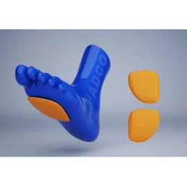 ADCO - Silicone Metatarsal Cushion Orange Line Μαξιλαράκι Σιλικόνης Μεταταρσίου για ψηλοτάκουνα ΖΕΥΓΟΣ ONE SIZE (05591)