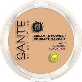SANTE Cream to Powder Compact Make-up για Ματ Κάλυψη με Πούδρα &amp; Κρεμώδη Υφή Απόχρωση 01 Cool Ivory 9g