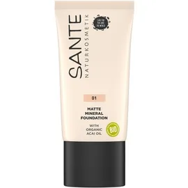 SANTE Matte Mineral Foundation για Ματ Κάλυψη Απόχρωση 01 Warm Linen 30ml