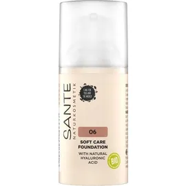 SANTE Soft Care Foundation Απαλό Foundation με Υαλουρονικό Οξύ Απόχρωση 06 Neutral Amber 30ml