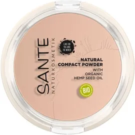 SANTE Natural Compact Powder Πούδρα σε Μορφή Compact για Ματ Αποτέλεσμα Απόχρωση 01 Cool Ivory 9gr