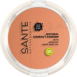 SANTE Natural Compact Powder Πούδρα σε Μορφή Compact για Ματ Αποτέλεσμα Απόχρωση 03 Warm Honey 9gr