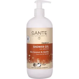 SANTE Family Shower Gel Αφρόλουτρο με Βιολογικό Εκχύλισμα Καρύδας &amp; Βανίλιας 500ml