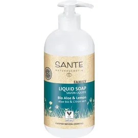 SANTE Family Liquid Soap Υγρό Σαπούνι Χεριών με Βιολογικό Εκχύλισμα Αλόης &amp; Λεμονιού 200ml