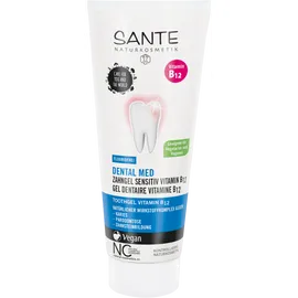SANTE Dental Med Toothgel Οδοντόκρεμα σε Μορφή Γέλης για Ευαίσθητα Δόντια &amp; Ούλα με Βιταμίνη B12 &amp; Χωρίς Φθόριο 75ml