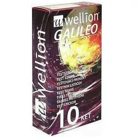 Wellion GALILEO KET 10 Ταινίες Μέτρησης Κετόνης Αίματος Συμβατές με τους Μετρητές Wellion Galileo