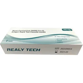 Realy Τεστ Ανίχνευσης COVID-19 με Ρινικό Δείγμα Covid-19 Antigen Rapid Test Cassette Swab 10 Τεμάχια
