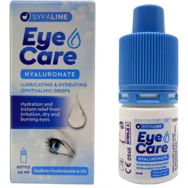 Οφθαλμικές Σταγόνες με Υαλουρονικό Οξυ Syfaline Eye Care Hyaluronate Drops 10ml