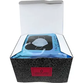 Πιστοποιημένες Ελληνικές Μάσκες Υψηλής Προστασίας UNICO Nanopro FFP2 KN95 Μαύρο 25 Τεμάχια