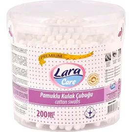 Μπατονέτες Lara Care Cotton Swabs 200 Τεμάχια