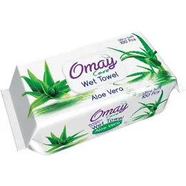 Omay Care Baby Wet Wipes Aloe Vera Μωρομάντηλα 72 Τεμάχια