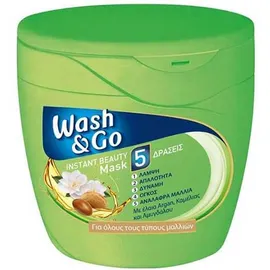 Wash &amp; Go Instant Beauty Mask Για Όλους Τους Τύπους Μαλλιών 300ml