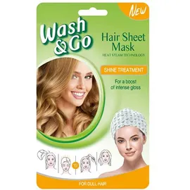 Wash &amp; Go Hair Sheet Mask Shine Treatment For Dull Hair 35ml