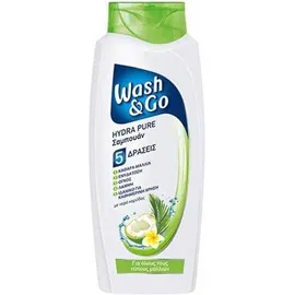 Wash &amp; Go Shampoo Hydra Pure Για Όλους Τους Τύπους Μαλλιών 700ml