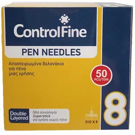 Βελόνες Ινσουλίνης ControlFine Pen Needles 8mm 31G 50 τεμάχια