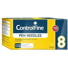Βελόνες Ινσουλίνης ControlFine Pen Needles 8mm 31G 100pcs