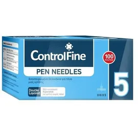 Βελόνες Ινσουλίνης ControlFine Pen Needles 5mm 31G 100 Τεμάχια