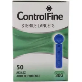 Αποστειρωμένοι Σκαρφιστήρες (Λανσέτες) ControlFine Sterille 30G 50 Ακίδες Τρυπήματος
