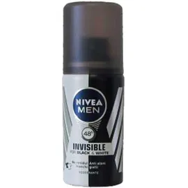 Nivea Deo Black & White Invisible Spray Ανδρικό 35ml MINI (82244)