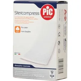 PiC Stericompress (18cmX40cm) (12 τμχ)