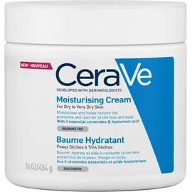 CeraVe Moisturising Cream 454gr Ενυδατική Κρέμα για Πρόσωπο/Σώμα για Ξηρό &amp; Πολύ Ξηρό Δέρμα