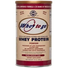 Solgar Whey To Go Protein Powder Chocolate 454gr